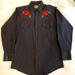 Rose cowboy shirt